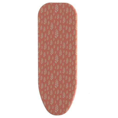Bügelbrettbezug 120X40 Aprikose Orange Mit Wärmereflexion Und Schnellbügelfunktion, bezug bügelbrett Ausgestattet Mit Zugseil Und Polsterung, Hitzebeständig,Waschbar von Wxlmom