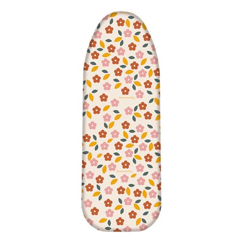 Bügelbrettbezug 120X40 Gelbe Und Rosa Blumen Mit Wärmereflexion Und Schnellbügelfunktion, bezug bügelbrett Ausgestattet Mit Zugseil Und Polsterung, Hitzebeständig,Waschbar Bügelbrettbezug 120X40 Gelbe Und Rosa Blumen Mit Wärmereflexion Und Schnellbügelfunktion, bezug bügelbrett Ausgestattet Mit Zugseil Und Polsterung, Hitzebeständig,Waschbar von Wxlmom