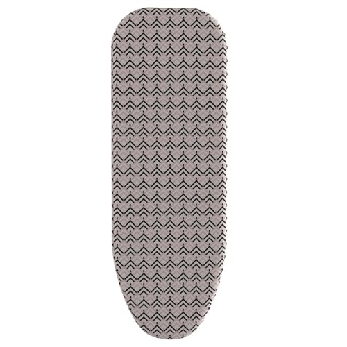 Bügelbrettbezug 120X40 Schwarz Rosa Geometrie Mit Wärmereflexion Und Schnellbügelfunktion, bezug bügelbrett Ausgestattet Mit Zugseil Und Polsterung, Hitzebeständig,Waschbar von Wxlmom