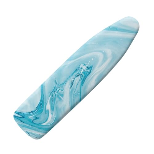 Bügelbrettbezug Aqua Blau Hitzebeständige Bügelbrett Bezug Für Die Meisten Bügelbrettgrößen Geeignet,Elastischer Rand,Rutschschutz,Schmutzabweisend,Easy Installation von Wxlmom