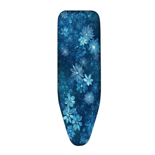 Bügelbrettbezug Blaue Blume Mit Wärmereflexion Und Schnellbügelfunktion, bezug bügelbrett Ausgestattet Mit Zugseil Und Polsterung, Hitzebeständig,Waschbar Bügelbrettbezug Blaue Blume Mit Wärmereflexion Und Schnellbügelfunktion, bezug bügelbrett Ausgestattet Mit Zugseil Und Polsterung, Hitzebeständig,Waschbar von Wxlmom