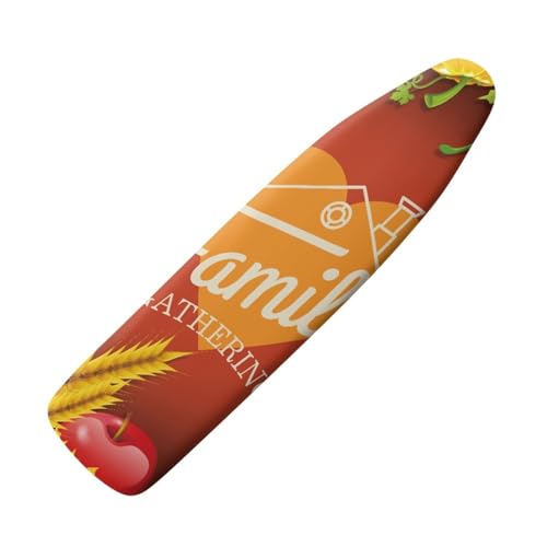 Bügelbrettbezug Orange Rot Klassischer bügelbrett bezug,bügelbrettbezüge Für Dampfbügeleisen, Mit Eingebauter Hitzereflektion Mit Schnurbindung & Stretch-System von Wxlmom