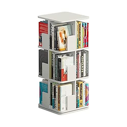 WxuuLTGJR Bücherregal Bücherregal mit großer Kapazität Geräumiges mehrschichtiges Bücherregal 360 Grad drehbares Regal Bücherregal Einfache Bücherregale Sicherer von WxuuLTGJR