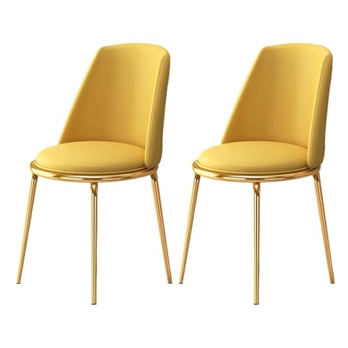 WxuuLTGJR Esszimmerstühle-Set, weiches Leder, gepolsterter Sitz, Esszimmerstühle, 2er-Set, ergonomische Küchenstühle mit Metallbeinen, Esszimmerstuhl WxuuLTGJR Esszimmerstühle-Set, weiches Leder, gepolsterter Sitz, Esszimmerstühle, 2er-Set, ergonomische Küchenstühle mit Metallbeinen, Esszimmerstuhl von WxuuLTGJR