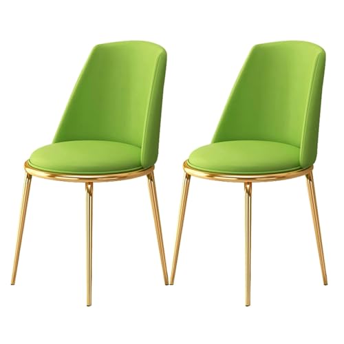 WxuuLTGJR Esszimmerstühle-Set, weiches Leder, gepolsterter Sitz, Esszimmerstühle, 2er-Set, ergonomische Küchenstühle mit Metallbeinen, Esszimmerstuhl WxuuLTGJR Esszimmerstühle-Set, weiches Leder, gepolsterter Sitz, Esszimmerstühle, 2er-Set, ergonomische Küchenstühle mit Metallbeinen, Esszimmerstuhl von WxuuLTGJR
