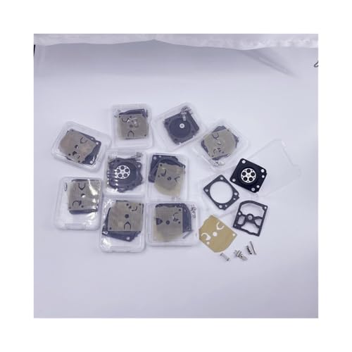 Vergaser Reparatur Rebuild Kit Fit for 017 018 MS170 MS180 Kettensäge RB-77(10 Set) von WyGdVE