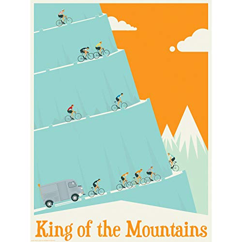Wyatt9.com Kunstdruck "King of the Mountains Bicycle Race Tour de France", Ohne Rahmen, 30x40 cm Wyatt9.com Kunstdruck "King of the Mountains Bicycle Race Tour de France", Ohne Rahmen, 30x40 cm von Wyatt9.com