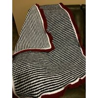 Mit Hahnentritt Gehäkelte Decke Mit Hahnentritt Gehäkelte Decke von WyattColeDesigns