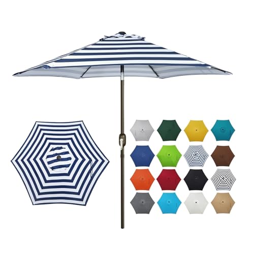 Ersatz-Sonnenschirmdächer, Wasserabweisender Ersatz-Sonnenschirm Mit 6 Streben Und 8 Streben, Marktüblicher Terrassenschirm-Überdachungsüberzug, Für Die Meisten Sonnenschirmgestelle(Off-white,3m/6 bon von Wygwlg