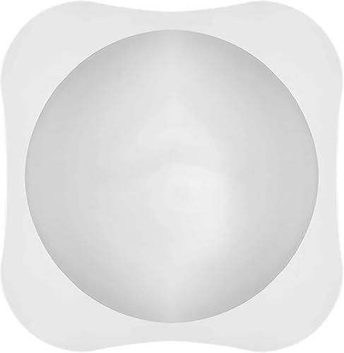 Wyjuan Weiße große Silikon-Kuchenform DIY Planet Maus Kuchen Backen Ball Werkzeug Kugel Bad Kuchen Form Backform Backform Gebäckform Halbkugelform Hitzebeständige kugelförmige Kuchenform von Wyjuan
