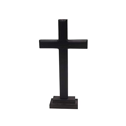 WyldSenc Holz Kreuz Basis, Holz Stehendes Kreuz, Katholisches Holz Kreuz, Holz Ornamente Handwerk für Wohnkultur, Geschenk von WyldSenc