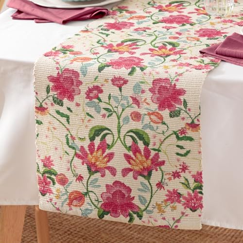 Wylder Nature Claudia Tischläufer für drinnen und draußen – Bonbonrot – 220 x 35 cm, Candy Red von Wylder Nature