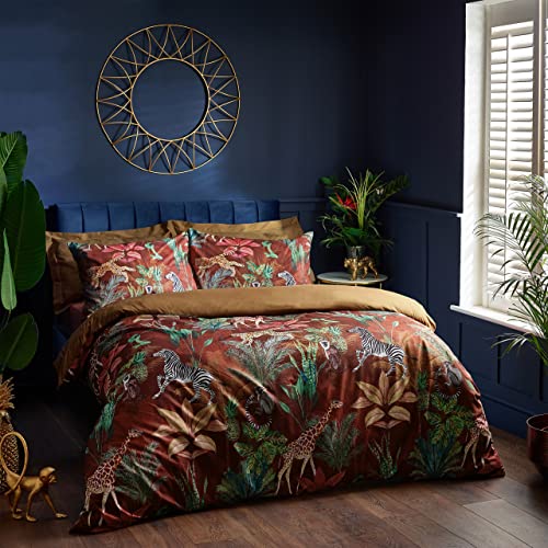 Wylder Tropics Aranya Bettbezug-Set, Rostfarben, Doppelbett von Wylder Tropics