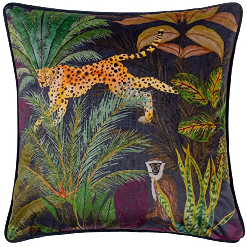 Wylder Tropics Aranya Kissen mit Geparden-Füllung, Polyester von Wylder Tropics