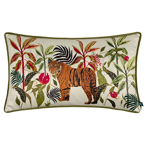 Wylder Tropics Kali Jungle Tiger Kissen, rechteckig, mit Polyester-Füllung von Wylder Tropics