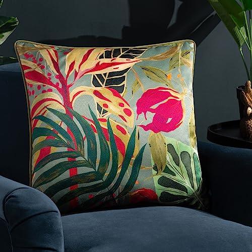 Wylder Kissen gefüllt Polyester Kali Dschungel Laub von Wylder