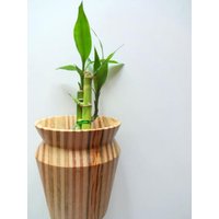 Vintage Handgemachte Holzvase Überpflanzung 1970Er Jahre Vintage Handgemachte Holzvase Überpflanzung 1970Er Jahre von WylieOwlBoutique