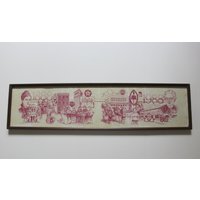 Vintage Woman Es Mission Union 100 Jahre Jubiläum Gerahmt Leinen Wandkunst 1988 Vintage Woman Es Mission Union 100 Jahre Jubiläum Gerahmt Leinen Wandkunst 1988 von WylieOwlBoutique