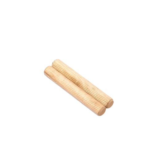100pcs Holzdübel Pin 6x40mm 8x40mm 10 X 40 Mm Geriffelte Stangen Getrocknete Hartholzhandwerksholzzubehör von Wynrzyj