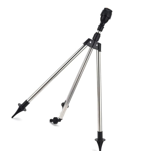 Erweiterbarer Garten Edelstahl Stativsprinkler Mit Austauschbaren Düsen Multi Fast Release Stecker Easy Ground Mount High Duty Poolside Bewässerung Sprinkler von Wynrzyj