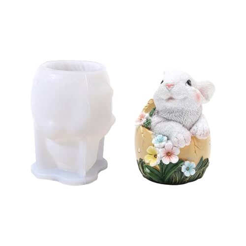Flexible Silikonkaninchen Figurinförmige Dekorationsform Hohe Temperaturen Resistente Gipsform Für Desktop Verzierungen Flexible Silikonkaninchen Figurinförmige Dekorationsform Hohe Temperaturen Resistente Gipsform Für Desktop Verzierungen von Wynrzyj