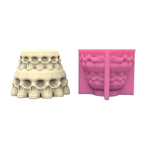 Halloween Schädelkopf Gips Blumentopf Silikonform Epoxidharz Guss Sukkulente Vase Zementhalter Halloween Schädel Silikonform Halloween Schädelkopf Gips Blumentopf Silikonform Epoxidharz Guss Sukkulente Vase Zementhalter Halloween Schädel Silikonform von Wynrzyj