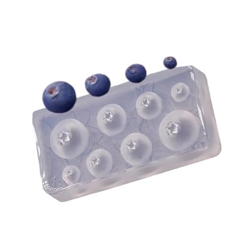 Kreative Blaubeerharzkasten Robustes Silikonform Stilvoller Gerichte Tablett Formen Accessoire Für Customes Bastelprojekte Einfache Demoldflächen von Wynrzyj