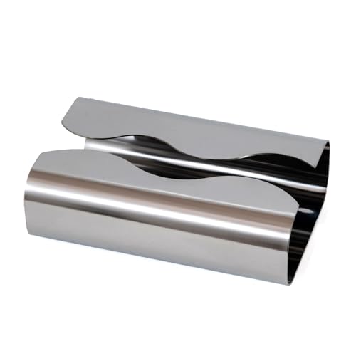 Moderne Gebogene Edelstahl Stahlpapierpapierbox Multi Größe Kompatible Zarte Designhäuser Küche Essentiell von Wynrzyj