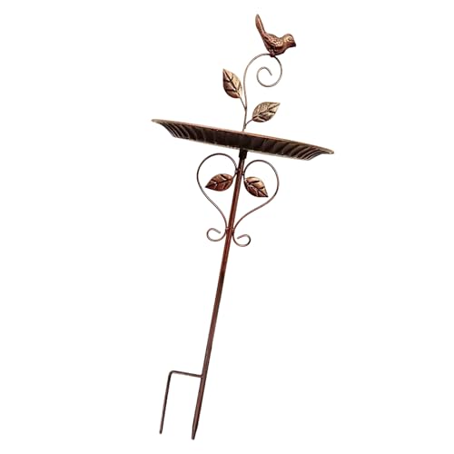 Rostsichere Handgefertigte Metallblumentöpfe Mit Gebäude In Vogelzufuhrschale Vintage Gartendekoration Für Den Außengebrauch Gebrauch Schmiedeeisen Vogel Feeder Outdoor Gartendekoration von Wynrzyj