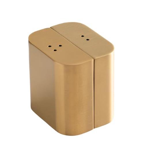 Set Von 2 Elegantem Gewürzschüttlerleckbehälter Für Salzzucker Gewürze Edelstahl Küchenzubehör Goldene Gewürzflasche Für Küche Set Von 2 Elegantem Gewürzschüttlerleckbehälter Für Salzzucker Gewürze Edelstahl Küchenzubehör Goldene Gewürzflasche Für Küche von Wynrzyj