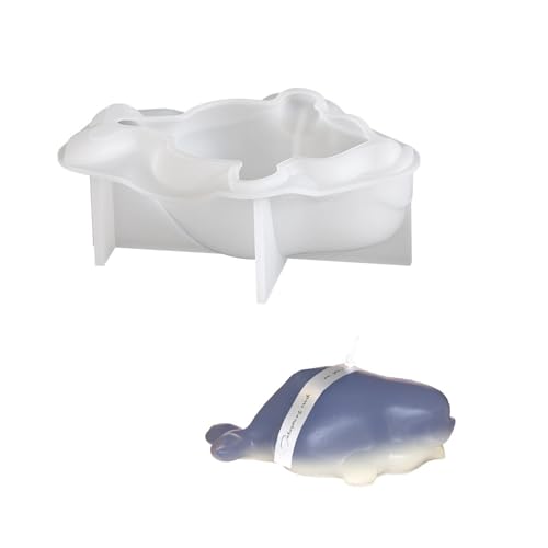 Silikonkerzenherstellung Formen Whale Form Handherstellung von Wynrzyj