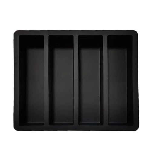 Strips Stile Silikon Eiswürfel Tablett Mit 4 Streifen Design Safe Formen Eiswürfel Tablett Für Schokoladenbackcocktails von Wynrzyj