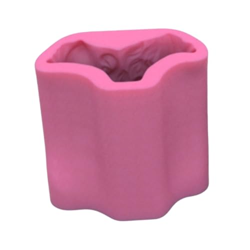 Vase Form Silikon Pflanzer Gesichtsbuchform Blumenpot Schreibtisch Origination Formen Skulptur Für Handherstellung Liebhaber Schreibtisch Ornament Formen von Wynrzyj
