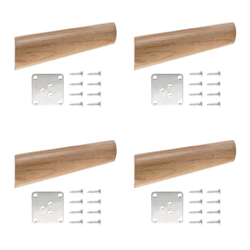 Wynrzyj 4 Pack Holz Tisch Bein Stabilisierungshalterungen Möbelstütze Klammer Für Verbesserte Stabilität Langlebigkeit Möbel Füße Holz von Wynrzyj