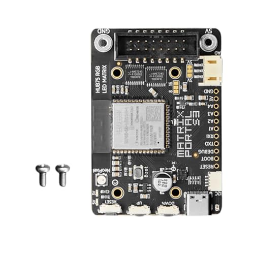 Wynrzyj ESP32S3 LED Matrixes Portals CircuitPythons Betrieben Internet Display Für Computerprojekte In Standardschwarz Wynrzyj ESP32S3 LED Matrixes Portals CircuitPythons Betrieben Internet Display Für Computerprojekte In Standardschwarz von Wynrzyj