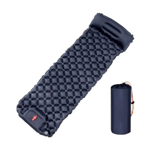 Wynrzyj Tragbare Picknicks Strand Schlafmatte Outdoor Camping Aufblasbare Matratze Mit Kissen Fahrtmatte Klappbett Einfach Zu Tragenes Fahrtfaltbett von Wynrzyj