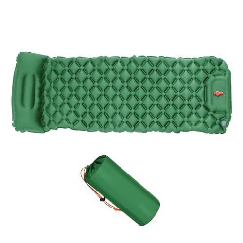 Wynrzyj Tragbare Picknicks Strand Schlafmatte Outdoor Camping Aufblasbare Matratze Mit Kissen Fahrtmatte Klappbett Einfach Zu Tragenes Fahrtfaltbett von Wynrzyj