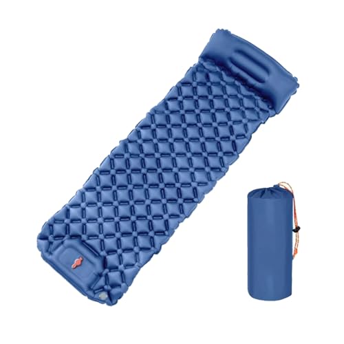 Wynrzyj Tragbare Picknicks Strand Schlafmatte Outdoor Camping Aufblasbare Matratze Mit Kissen Fahrtmatte Klappbett Einfach Zu Tragenes Fahrtfaltbett von Wynrzyj