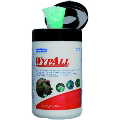 Reinigungstücher 27 x 27cm in Spenderbox mit 50 Tüchern von Wypall