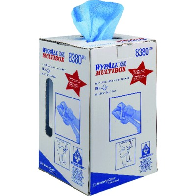 Wischtücher X60 24,5 x 42 cm hellblau 150 Blatt von Wypall