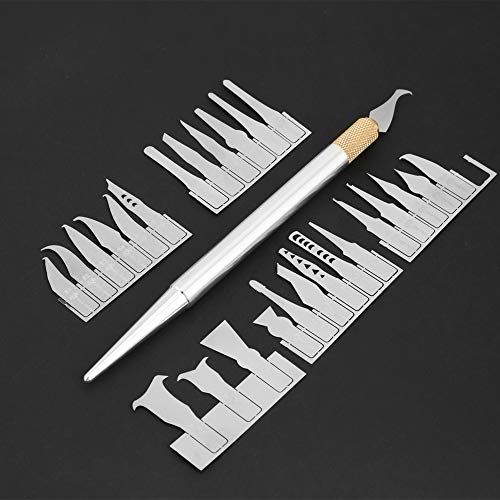 Dünne Klingen,Dünne Klingen, BGA Knife Chip Entfernen Werkzeug für BGA Chip CPU Abbruch Reparatur Dünnluftschneider Mobile Wartung Tool Kit 27 PICS Cutter und 1 Griff von Wytino