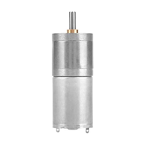 Getriebemotor 12V, Gear Motor,1Pcs 25mm DC 12V 25GA-370 Low Speed Metal Gear Motor for Electronic Lock(12V 100RPM) von Wytino