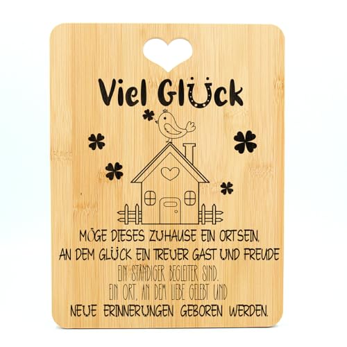 Geschenkideen zum Einzug, Einzugsgeschenke Wohnung - Einzigartiges Handgefertigtes Schneidebrett aus Bambus, Einzugsgeschenke Haus, Geschenkideen zum Einzug,Geschenk zum Einzug ins Haus-Neues Zuhause von Wzczf