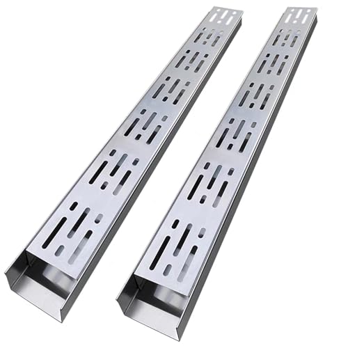 Wzmazingly Außenbereich Schmaler Entwässerungsrinne, Effizientes Entwässerungssystem, 304 Edelstahl Drainagerinne Für Beton, Pflastersteine, Terrassen, Gehwege(100x15x8cm) von Wzmazingly