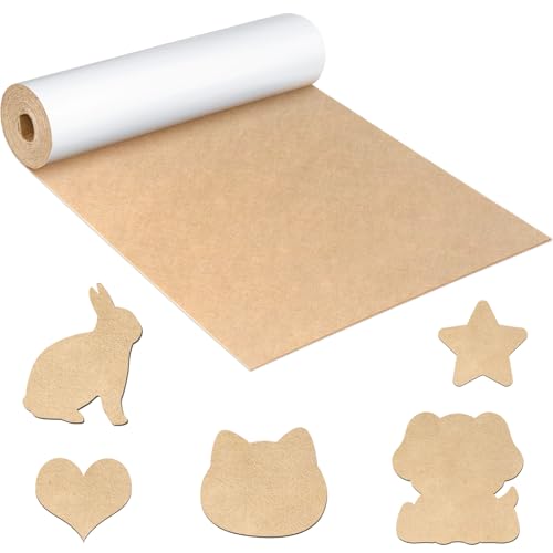 Wzone 31×200cm Filz Selbstklebend, Khaki Filzmatte Filzband Selbstklebend, Filzstoff für Geschenkboxen, Bilderrahmen, Stühle und Sofas Usw (12.2 x 78.74in) von Wzone