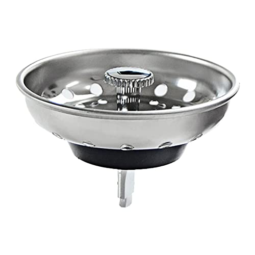Wzxhew # American Style Flachkopf Waschbecken Stöpsel Waschbecken Filter Wasserstopfen (Silber, Einheitsgröße) von Wzxhew