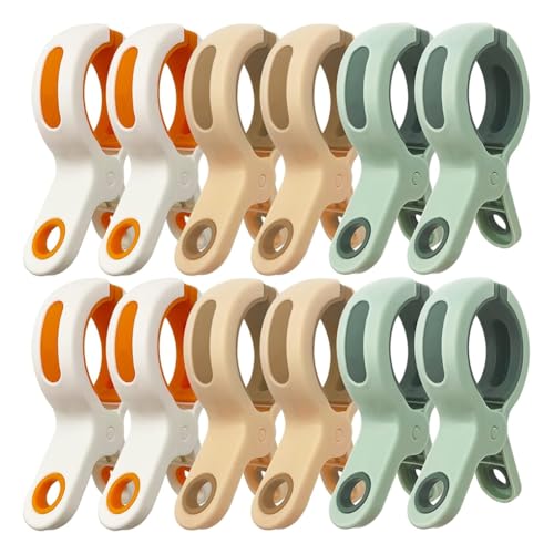 Wzxksoac 12 Stcs Große Strandtuch-Clips-Plastische Wäscheklammern in 3 Leuchtenden Farben für Stühle, Kreuzfahrt, Pool Wzxksoac 12 Stcs Große Strandtuch-Clips-Plastische Wäscheklammern in 3 Leuchtenden Farben für Stühle, Kreuzfahrt, Pool von Wzxksoac
