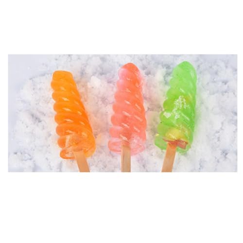 Wzxksoac 2 Stück Silikonformen für EIS Am Stiel, Selbstgemachte Eisformen für Kinder, Lebensmittelecht, EIS Am Stiel-Maker, Leicht zu Reinigen, von Wzxksoac