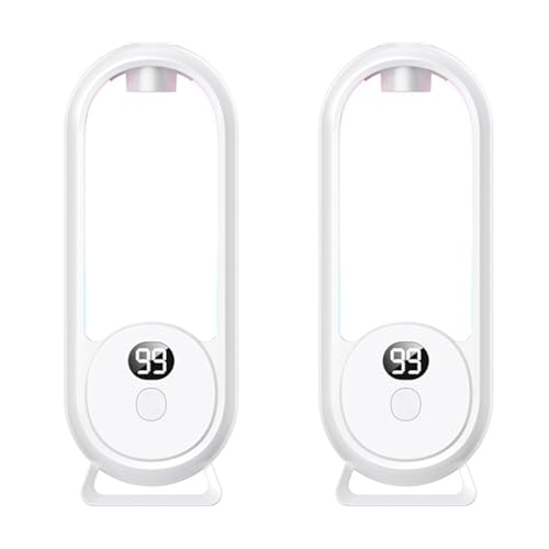 Wzxksoac 2X Wandmontierter Diffusor für ÄTherische ÖLe, Wiederaufladbar, Zeitgesteuertes, Aromatherapie-Luftbefeuchter, Lufterfrischer mit Digitalanzeige Wzxksoac 2X Wandmontierter Diffusor für ÄTherische ÖLe, Wiederaufladbar, Zeitgesteuertes, Aromatherapie-Luftbefeuchter, Lufterfrischer mit Digitalanzeige von Wzxksoac