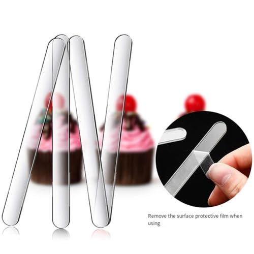 Wzxksoac Acryl-Stäbchen, Wiederverwendbare Kuchen-Stäbchen, Kuchen-EIS-Stäbchen, Eiscreme, Cakesicle-Form für Zuhause, Süßigkeiten, Party, Basteln. von Wzxksoac